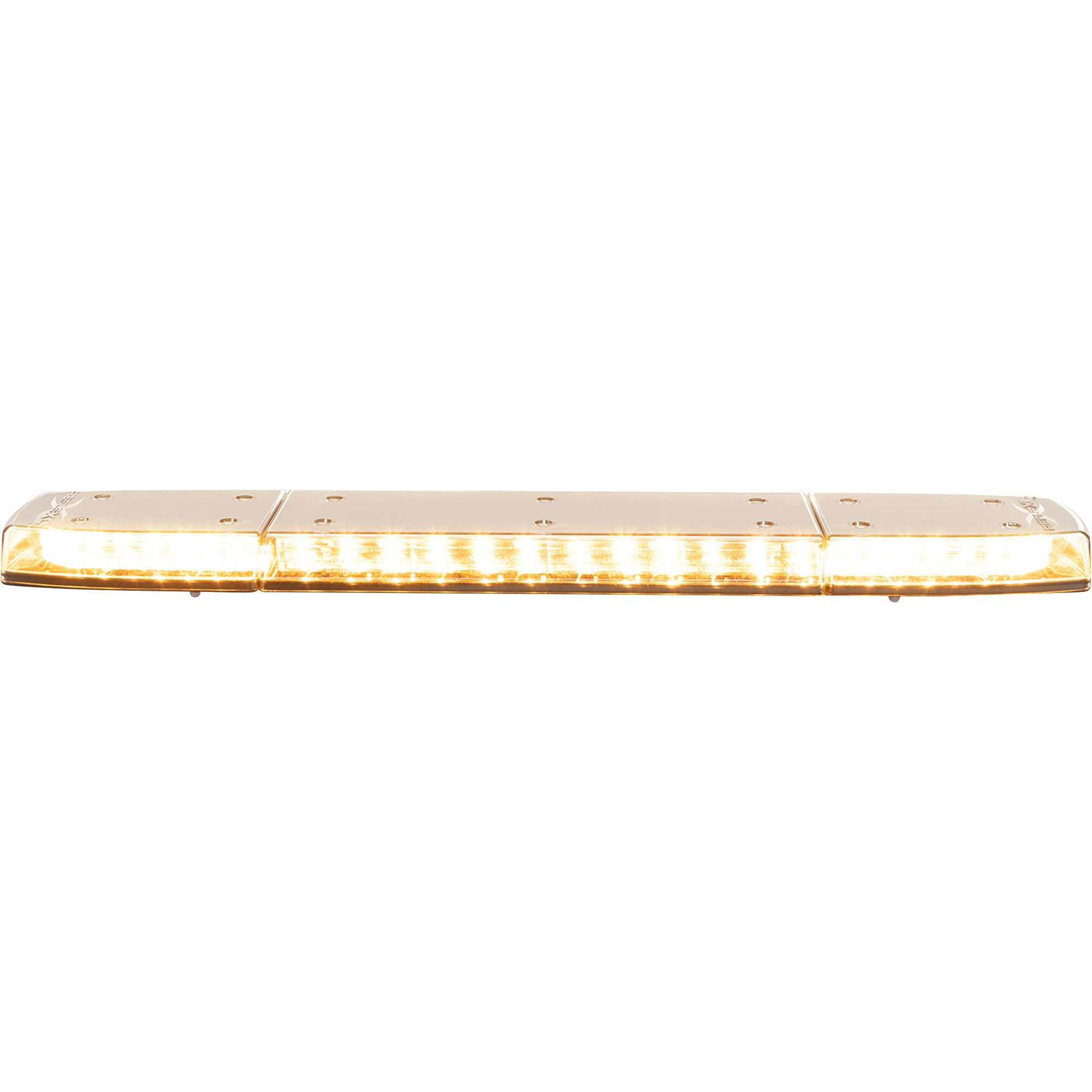 Ecco LED Light Bar, 24in., Amber/Clear, Permanent Mount, Model# 11-024CAC-E